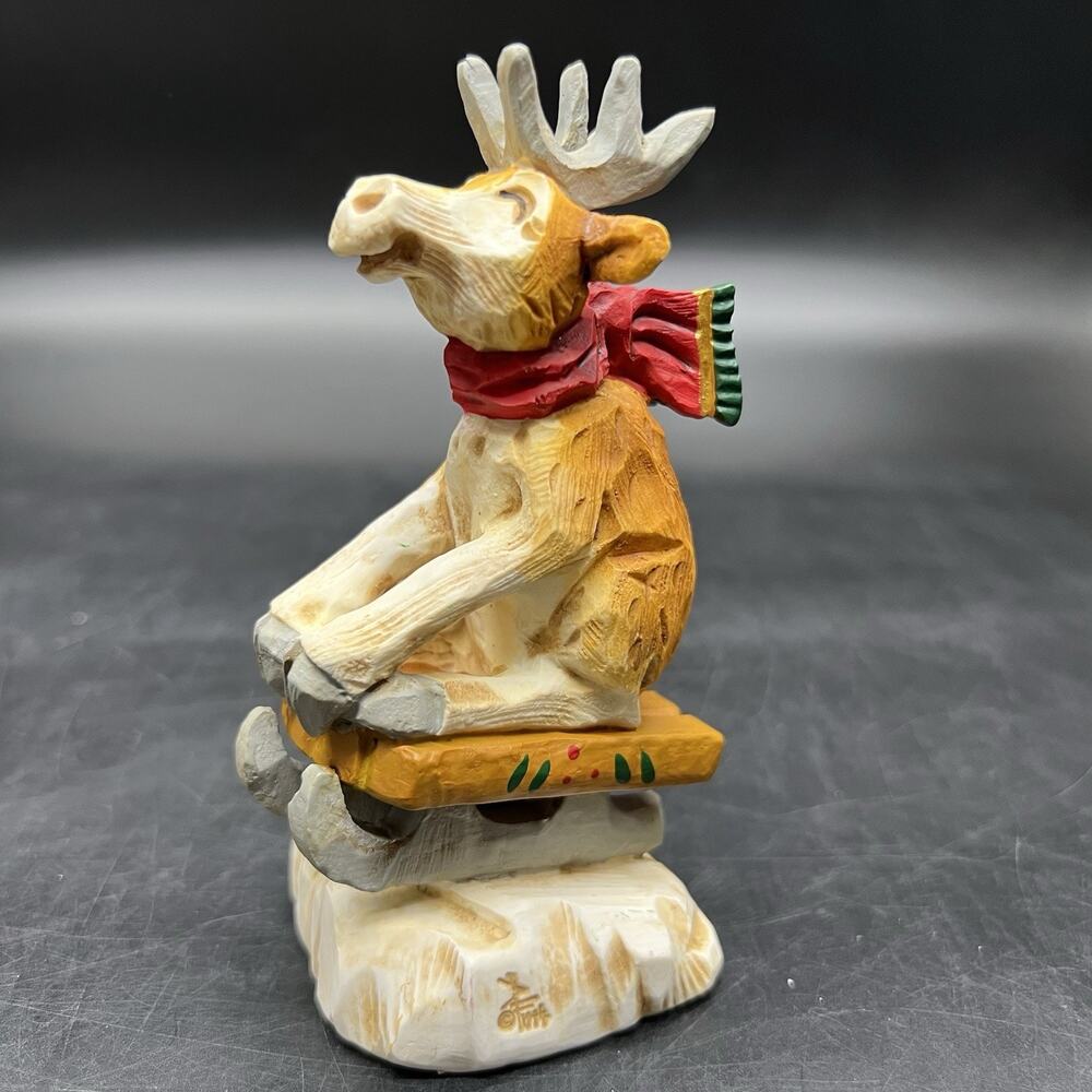 David Frykman Reindeer Sled Oh What Fun It Is To Ride DF2030B 1996 Special Ed
